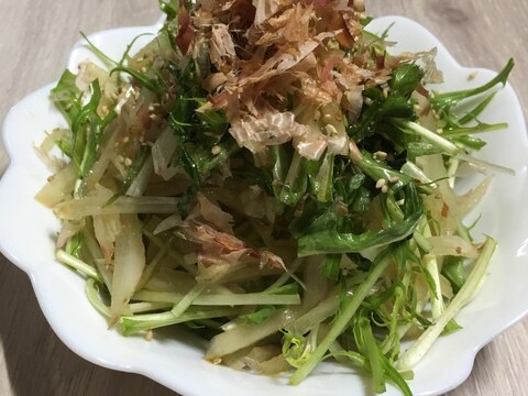 ヤーコンと水菜のおかかサラダ♪